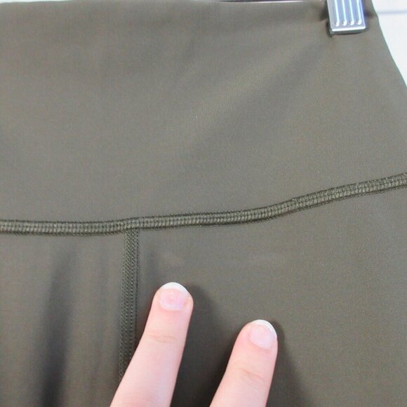 Lululemon Wunder Under Crop Women' Leggings 2 Green High Rise Luxtreme Yoga 130 - Picture 5 of 11